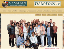Tablet Screenshot of damayan.de